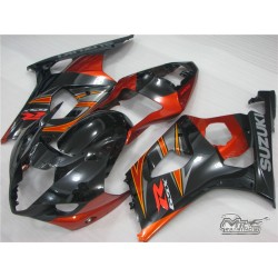 Suzuki GSXR1000 Red & Black Motorcycle Fairings(2003-2004)