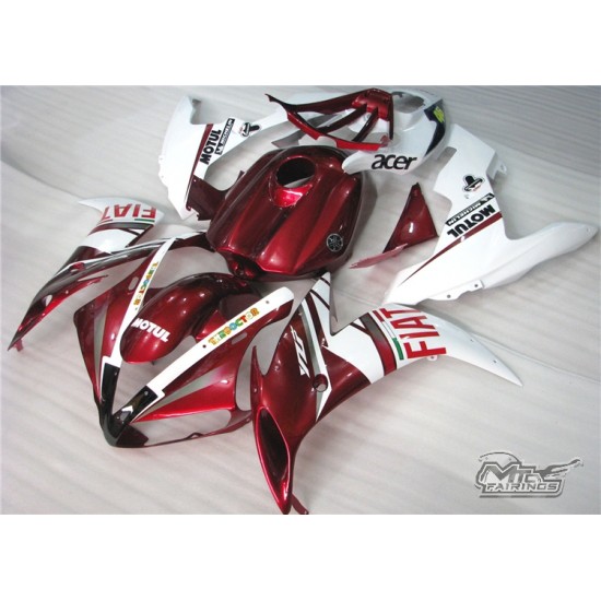 Yamaha YZF R1 Candy Red Motorcycle Fairings(full tank cover)(2004-2006)