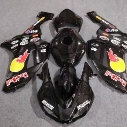 Black Fairings For Kawasaki Ninja ZX-6R with Full tank cover  (2007-2008)