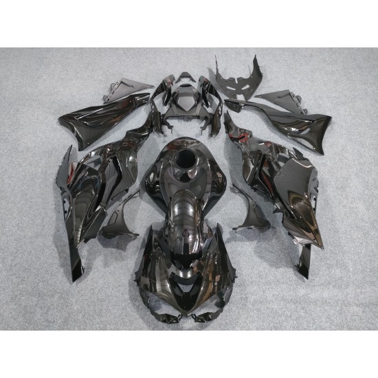 Glossy Black Fairings for Kawasaki Ninja ZX6R(full tank cover)(2024-2025)