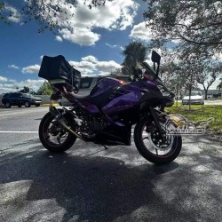 Kawasaki Ninja 400 chameleon (Purple/Red) Motorcycle fairings (2017-2023)