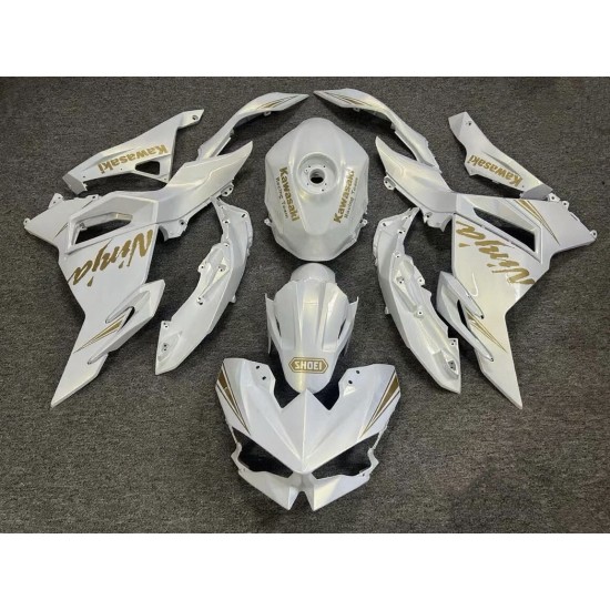 Chameleon Gold/White Fairings for Kawasaki ninja500(2024-2025)