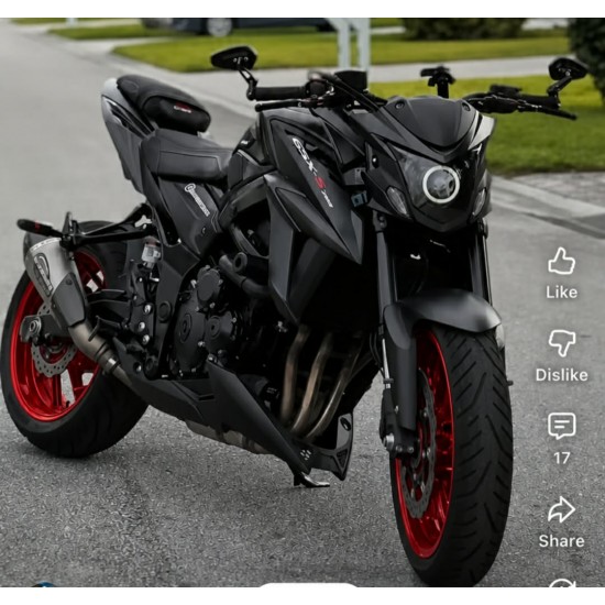 Matte Black Fairings for GSXS-750 2020 