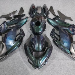 Chameleon Blue/Green fairings for ninja400 (2017-2024)