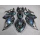 Chameleon Blue/Green fairings for ninja400 (2017-2024)