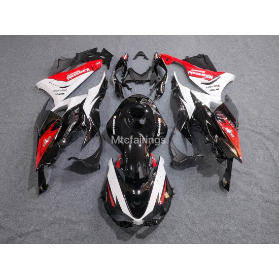 Black/Red Fairings for Kawasaki Ninja ZX6R(full tank cover)(2024-2025)