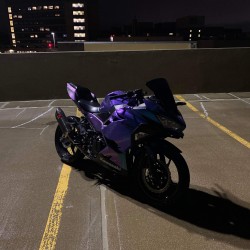  Kawasaki Ninja 400 Customized Blue Motorcycle fairings(2017-2023)