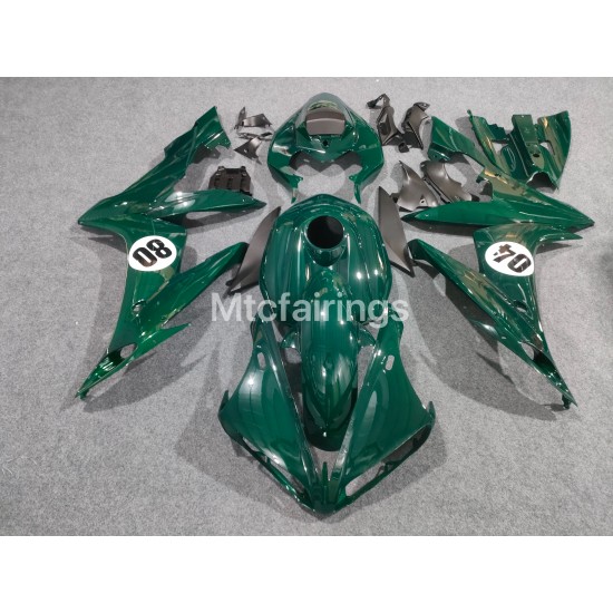 British Green Fairings for Yamaha R1 (Full Tank Cover)(2004-2006)