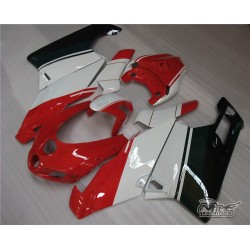 Black & Red & White Ducati 749 999 Motorcycle Fairings(2005-2006)
