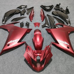 Matte Red Yamaha FZ6R Motorcycle Fairings(2009-2015)