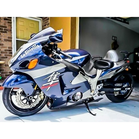 Suzuki Hayabusa GSXR1300R Customized Motorcycle Fairings with tanl cover and seat cowl(1997-2007)