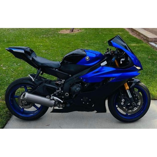 Blue Yamaha YZF R6 Motorcycle Fairings (2017-2023)