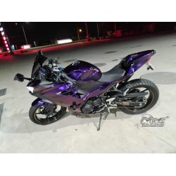 chameleon (Purple/Red) Motorcycle fairings For Kawasaki Ninja 400 with design (2017-2023)