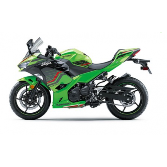 Kawasaki Ninja 400 Customized Green Motorcycle fairings(2017-2023)