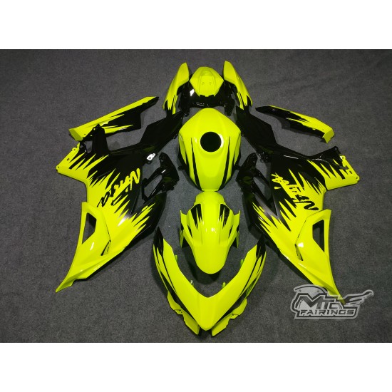 Kawasaki Ninja 400 Yellow/Black Motorcycle fairings(2017-2023)