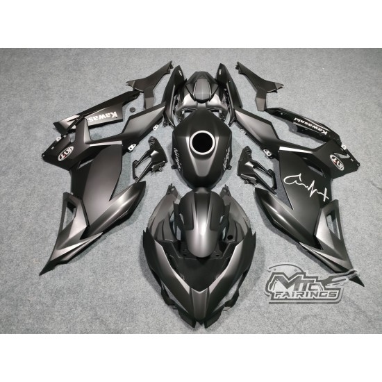 Kawasaki Ninja400 Matte black Motorcycle fairings(2017-2023)