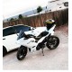 Pearl White Kawasaki Ninja 400 Motorcycle fairings(2017-2023)