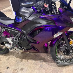 Kawasaki Ninja 650R Chemeleon Purple/Red Motorcycle Fairings without decals(2020-2023)