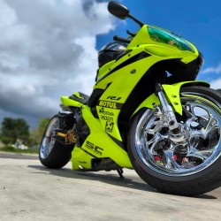 Yamaha YZF R1 Yellow/Black Motorcycle Fairings(Full Tank Cover)(2004-2006)