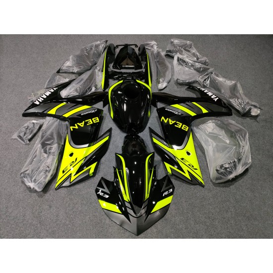 Yamaha R3 Neon Yellow Motorcycle Fairings(2015-2018)