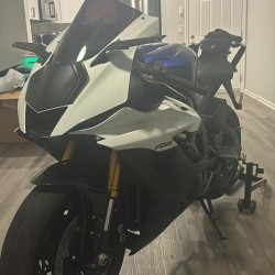 Black/White Motorcycle Fairings For Yamaha YZF R6  (2017-2023)