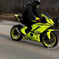 YAMAHA YZF R6 Yellow & Black Motorcycle Fairings(2017-2026)
