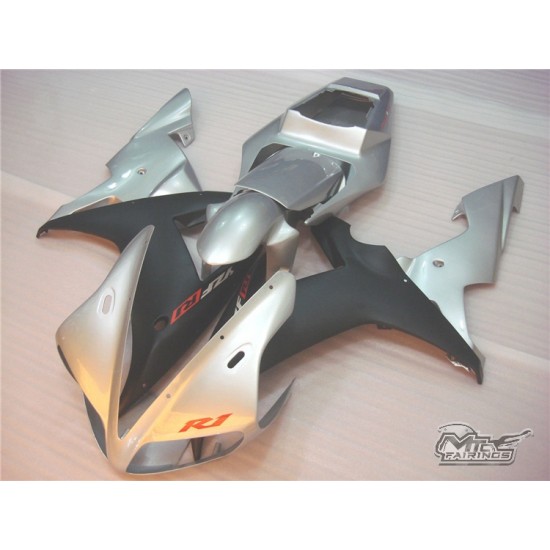 Yamaha YZF R1 Silver Motorcycle Fairings(2002-2003)