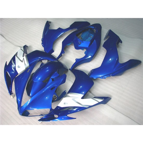 Yamaha YZF R1 Blue & White Motorcycle Fairings(2004-2006)