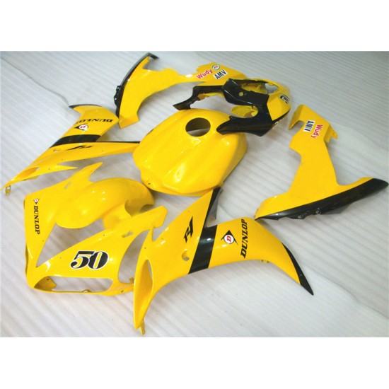 Yamaha YZF R1 Yellow Motorcycle Fairings(full tank cover)(2004-2006)