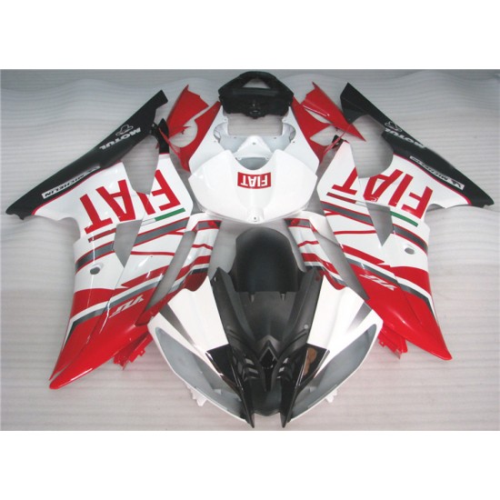 Yamaha YZF R6 Red FIAT Motorcycle Fairings(2008-2016)