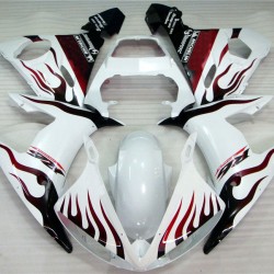 Yamaha YZF R6 White Motorcycle Fairings(2003-2005)