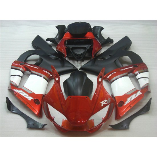Yamaha YZF R6 Red Motorcycle Fairings(1998-2002)