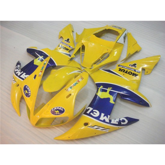 Yamaha YZF R1 Yellow Motorcycle Fairings(2002-2003)
