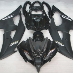 Yamaha YZF R6 Matte Black Motorcycle Fairings(2008-2012)