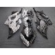 Kawasaki Black/White Ninja 400 Motorcycle fairings with decals(2017-2023)