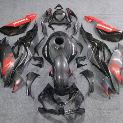 Carbon Fiber/Red Fairings for Kawasaki Ninja ZX6R(full tank cover)(2024-2025)