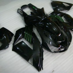 Kawasaki Ninja ZX14R Glossy Black Motorcycle fairings(2006-2011)
