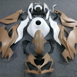 Matte Desert/White Color Fairings For Kawasaki Ninja ZX6R (full tank cover)(2019-2023)