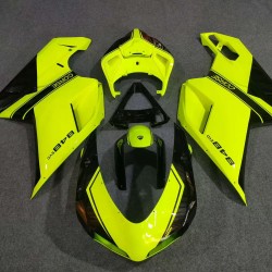 Customized neon yellow Ducati 1098 1198 848 Motorcycle Fairings(2007-2012)