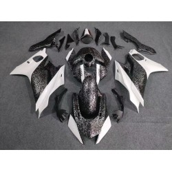 Forged Carbon Fiber/Pure White Motorcycle Fairings For Yamaha R6(2017-2023) Forged Carbon Fiber/Pure White Motorcycle Fairings For Yamaha R6(2017-2023)