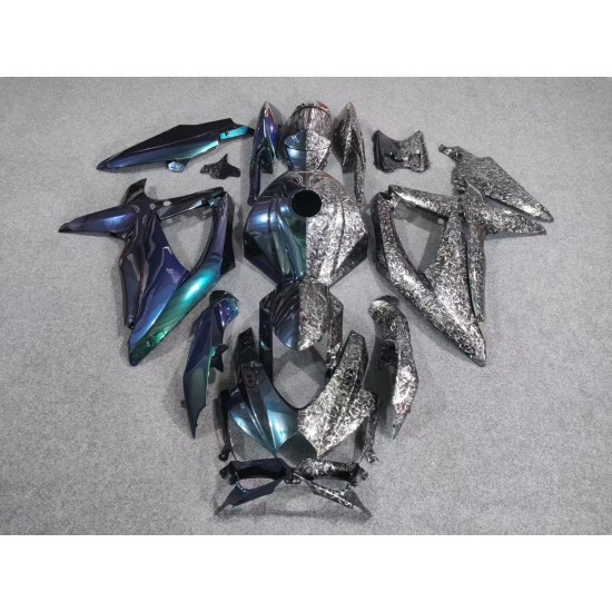 Chameleon/Forged Carbon Fiber Fairings For Suzuki GSXR600 750 K8 (2008-2010)