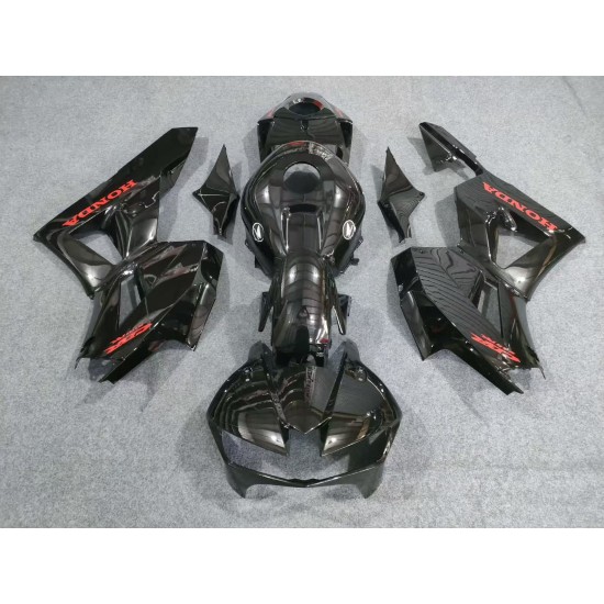  Glossy Black/red decals Motorcycle Fairings For Honda CBR600RR(2013-2024)