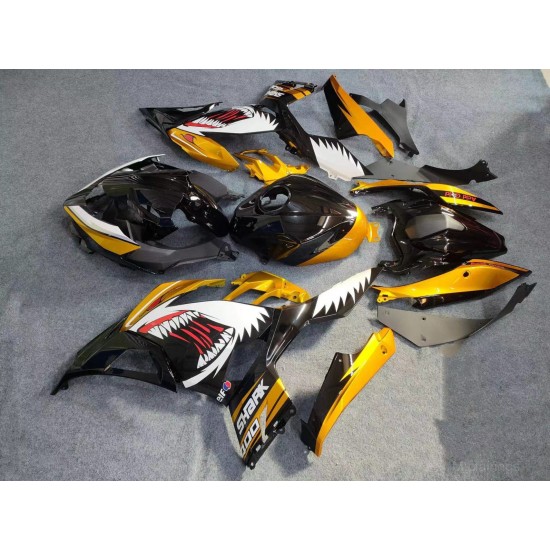 Kawasaki Transparent Gold Ninja 400 Motorcycle fairings(2017-2023)