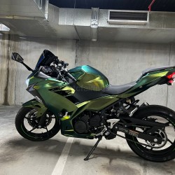 Kawasaki Ninja400  Green/Blue Chameleon Motorcycle fairings(2017-2023)