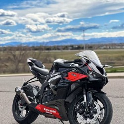 Black/Grey Fairings for Kawasaki Ninja ZX6R(full tank cover)(2024-2025)