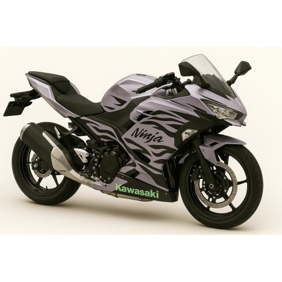 Chameleon Grey/Pink fairings For Kawasaki Ninja 400(2017-2023) Chameleon Grey/Pink fairings For Kawasaki Ninja 400(2017-2023)