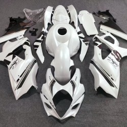 Pearl White/Carbon Fiber Fairings For SUZUKI GSXR1000(2007-2008)