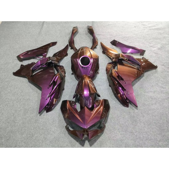 Chameleon Purple/Red fairings for Kawasaki Ninja500 With Full Tank cover(2024-2026)