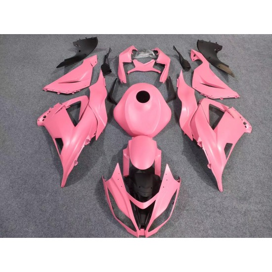 Matte Pink Motorcycle Fairings for Kawasaki Ninja ZX6R (full tank cover)(2013-2018)