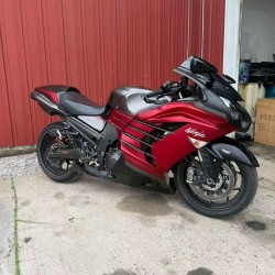 Matte Red Fairings For Kawasaki Ninja ZX14R(2012-2021)